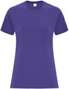 Am image of a Custom ATC Everyday Side Seam Ladies Tee in Purple!