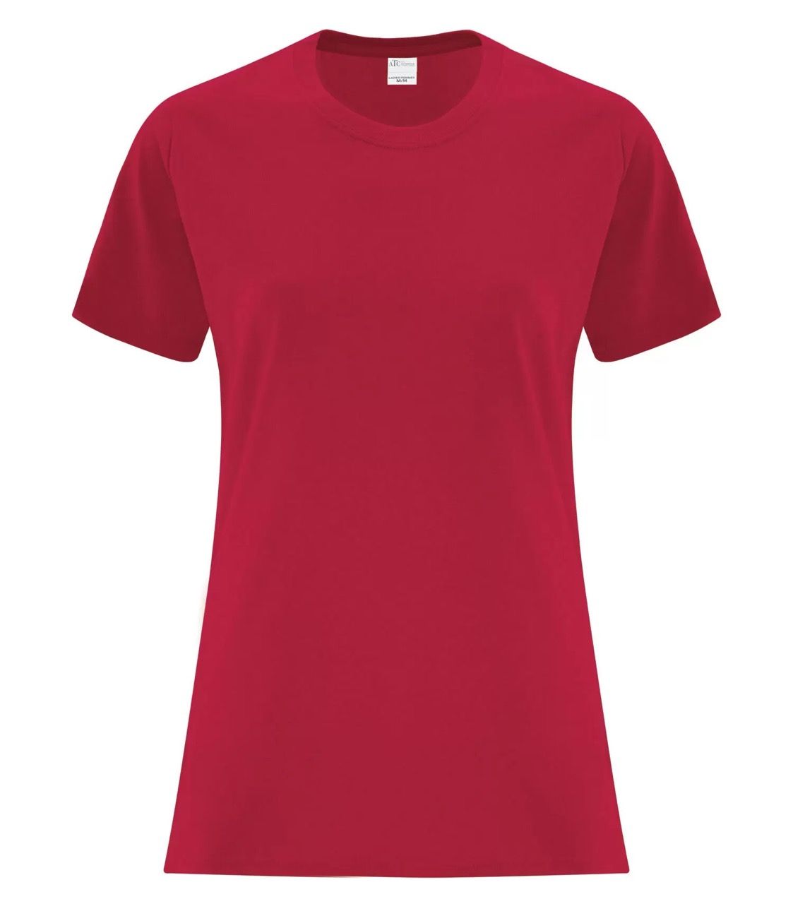 ATC Everyday Side Seam Ladies Tee in Red