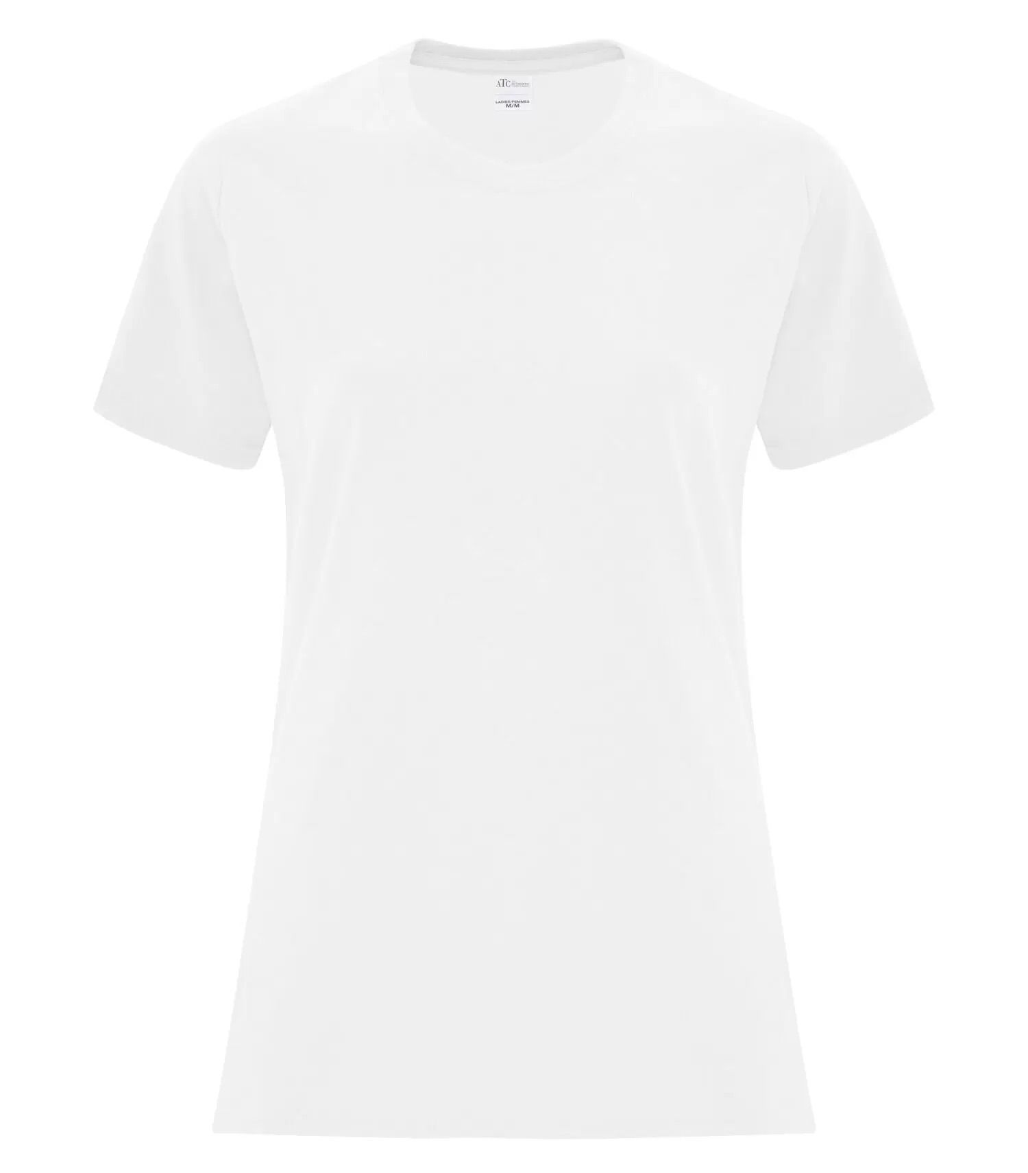 ATC Everyday Side Seam Ladies Tee in White