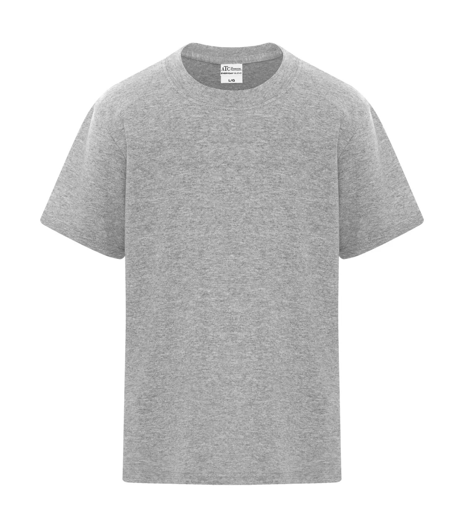 ATC Everyday Blend Side Seam Youth Tee in Athletic Heather