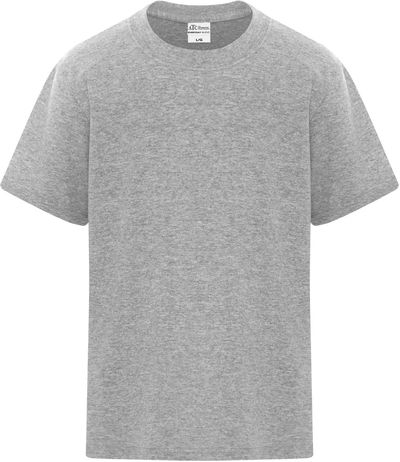 Am image of a Custom ATC Everyday Blend Side Seam Youth Tee in Athletic Heather!