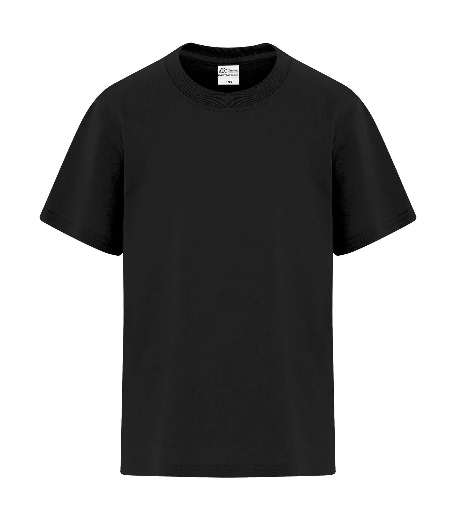 ATC Everyday Blend Side Seam Youth Tee in Black
