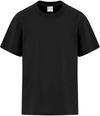 Am image of a Custom ATC Everyday Blend Side Seam Youth Tee in Black!