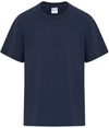 Am image of a Custom ATC Everyday Blend Side Seam Youth Tee in Navy!