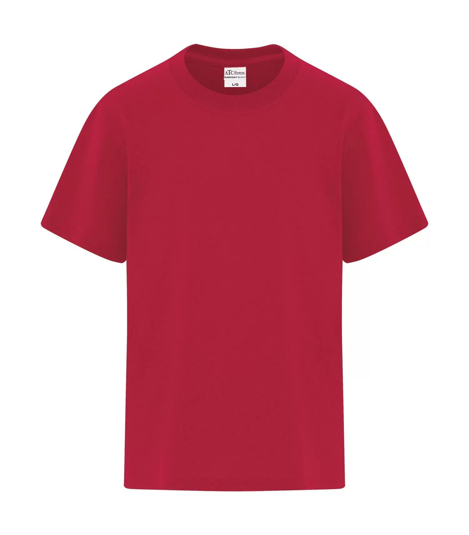 ATC Everyday Blend Side Seam Youth Tee in Red