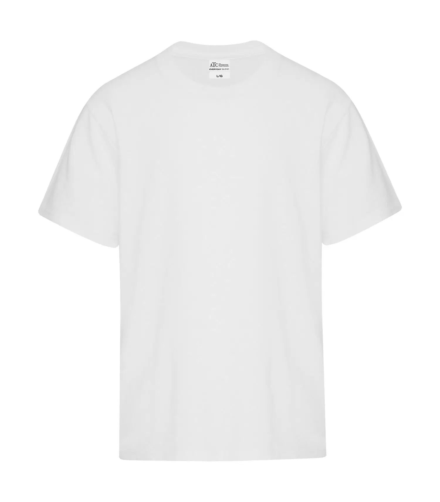 ATC Everyday Blend Side Seam Youth Tee in White