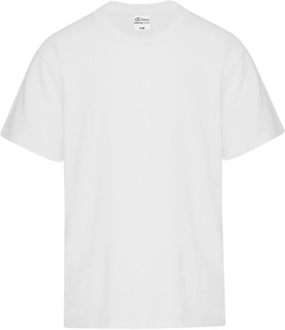Am image of a Custom ATC Everyday Blend Side Seam Youth Tee in White!
