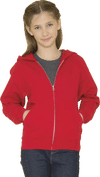 An image of a Custom ATC Everyday Youth Fleece Full Zip Hooded Sweatshirt!