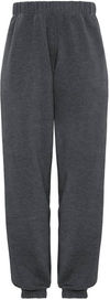 Am image of a Custom ATC Everyday Fleece Youth Sweatpants in Dark Heather Grey!