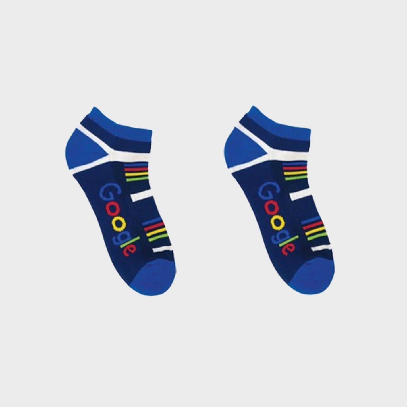 An image of athletic ankle socks that you can print your logo or design on