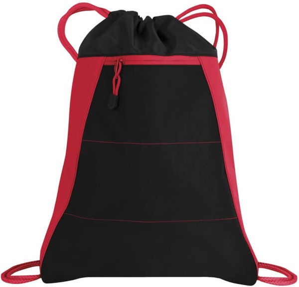 Am image of a Custom ATC VarCITY Sack pack in Black/True Red!
