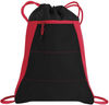 Am image of a Custom ATC VarCITY Sack pack in Black/True Red!