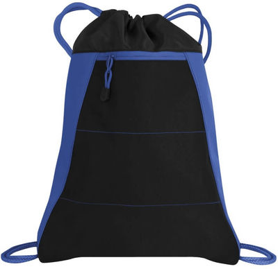 Am image of a Custom ATC VarCITY Sack pack in Black/True Royal!