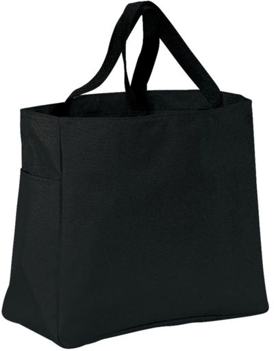 Am image of a Custom ATC Essential Tote in Black!