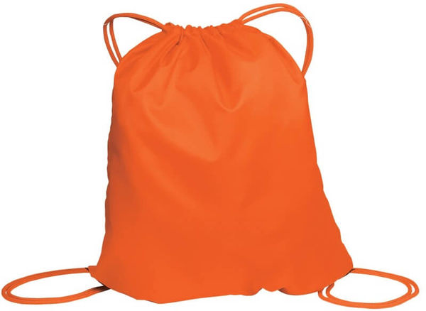 Am image of a Custom ATC EVERYDAY REUSABLE CINCH PACK in Bright Orange!