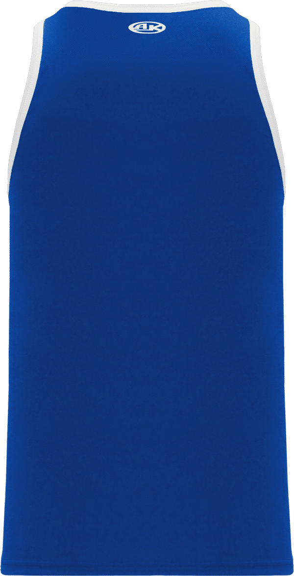 Am image of a Custom Athletic Knit League Basketball Jerseys in Royal/White!