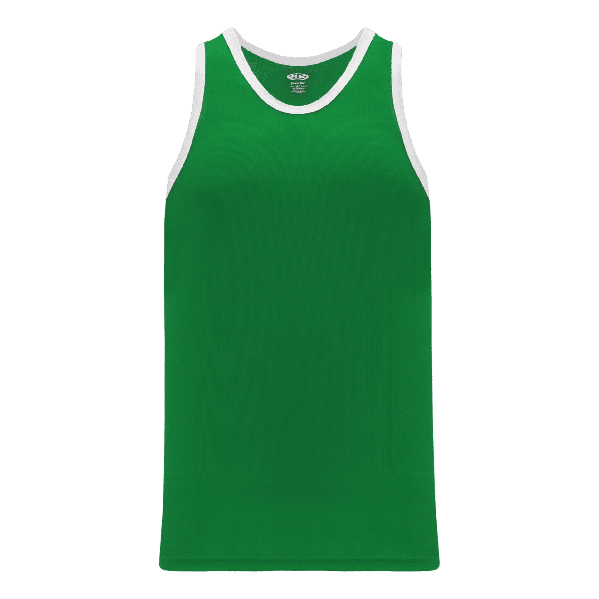 Athletic Knit League Basketball Jerseys in Kelly/White