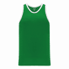 Am image of a Custom Athletic Knit Youth League Basketball Jerseys in Kelly/White!