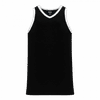 Am image of a Custom Athletic Knit Youth League Basketball Jerseys in Black/White!