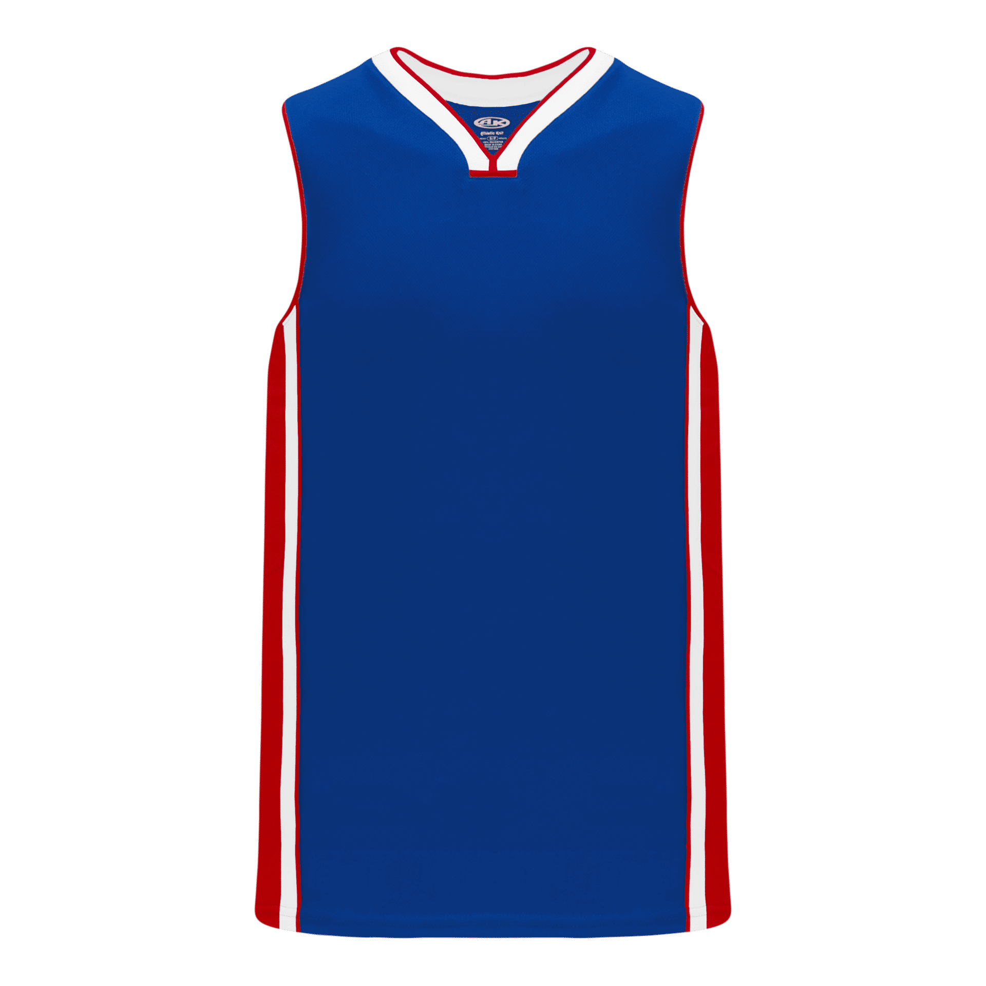 Athletic Knit Pro Basketball Jerseys in Royal/Red/White