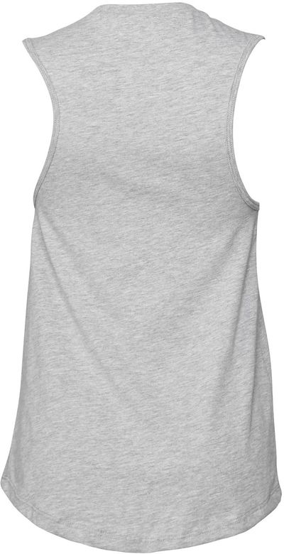 Am image of a Custom Bella and Canvas Ladies Jersey Muscle Tank in Athletic Heather!