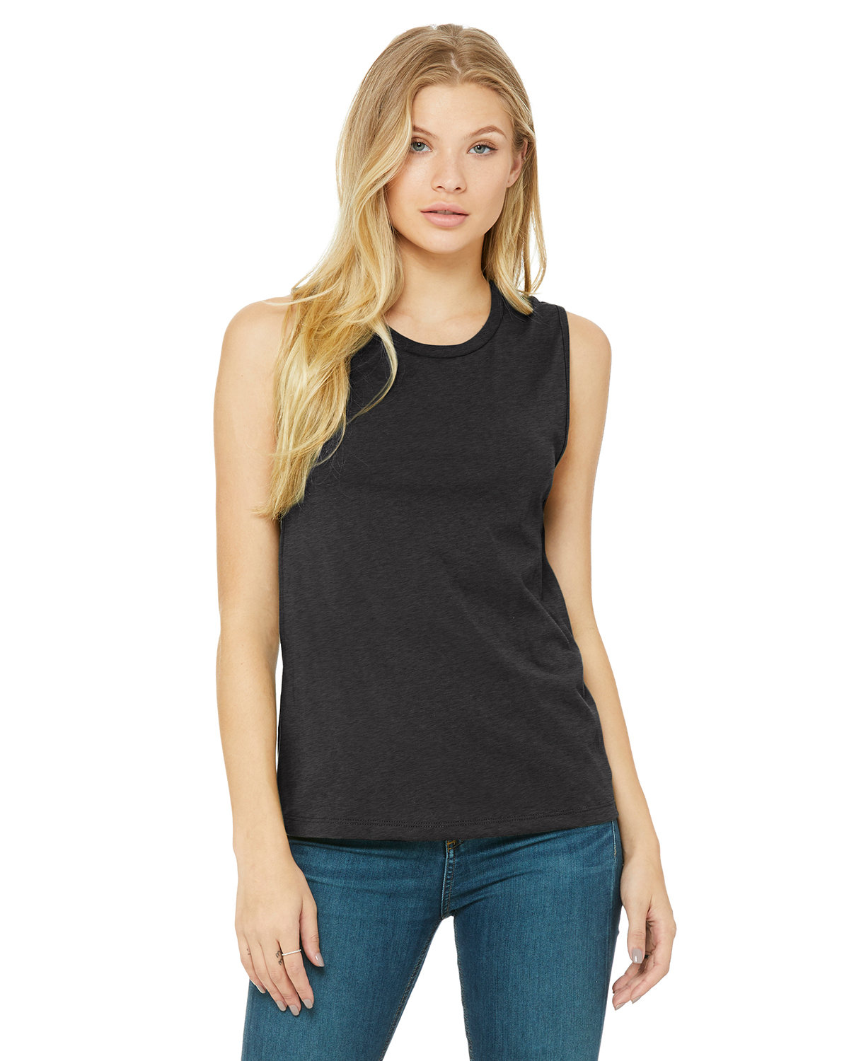 Bella and Canvas Ladies Jersey Muscle Tank