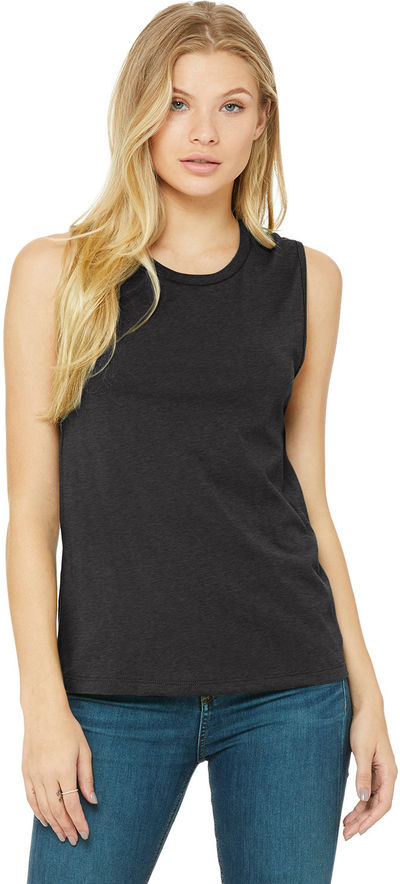 An image of a Custom Bella and Canvas Ladies Jersey Muscle Tank!