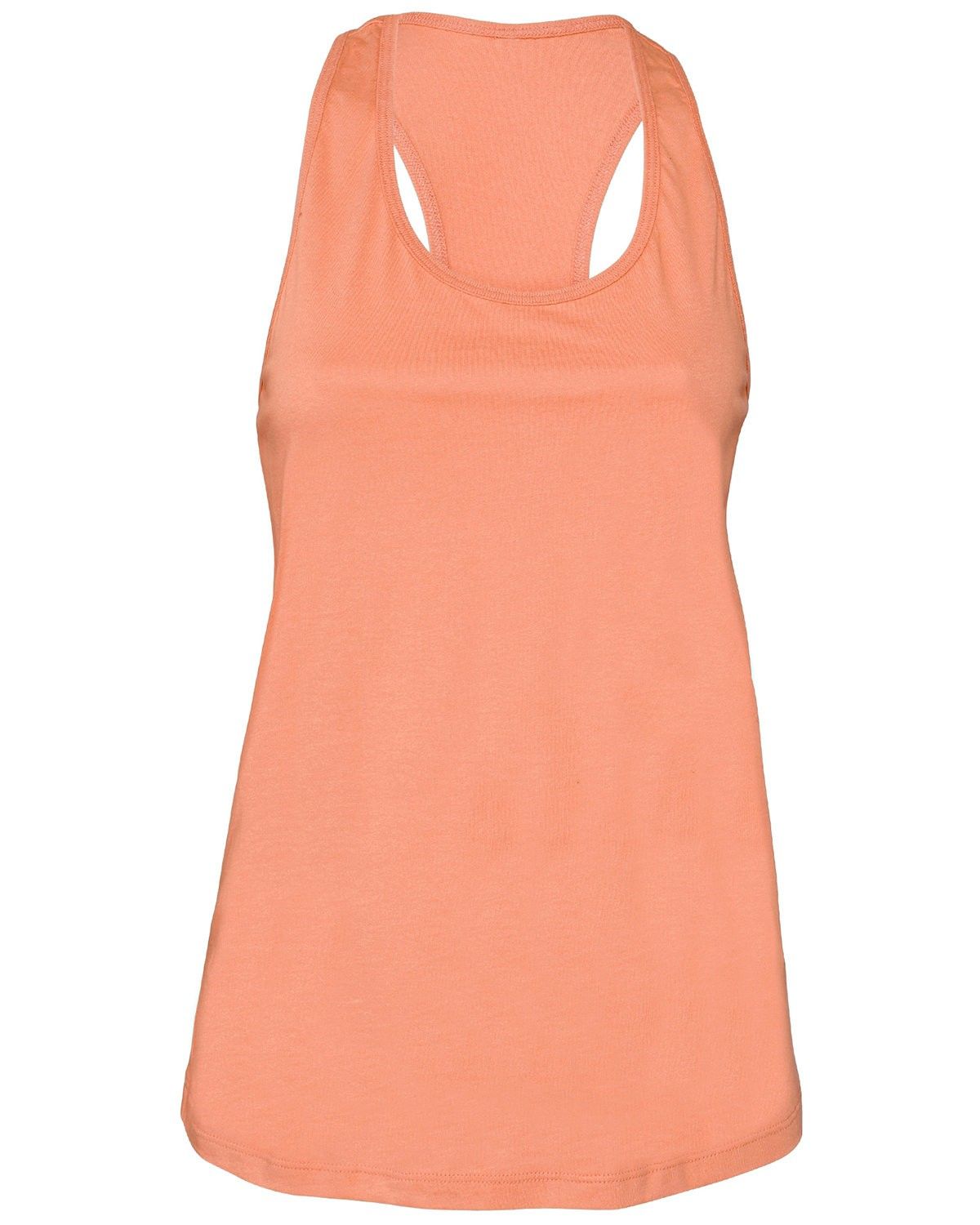 Bella and Canvas Ladies Jersey Racerback Tank in Sunset