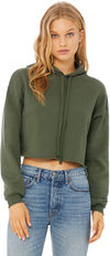 An image of a Custom Bella and Canvas Women's Cropped Fleece Hoodie!
