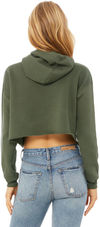 An image of a Custom Bella and Canvas Women's Cropped Fleece Hoodie!