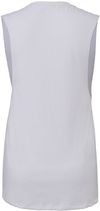 Am image of a Custom Bella and Canvas Ladies' Flowy Scoop Muscle Tank in Athletic Heather!