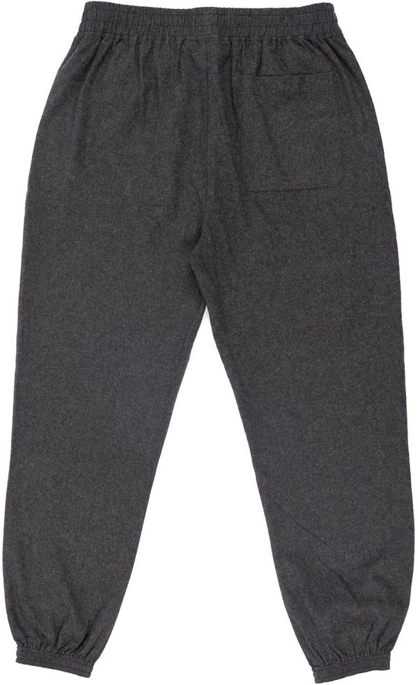 Am image of a Custom Burnside Unisex Flannel Jogger in HEATHER CHARCOAL!