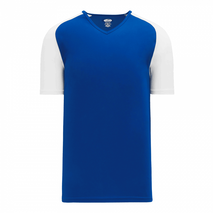 Athletic Knit Youth Pullover Baseball Jerseys in Royal/White
