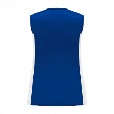 Am image of a Custom Athletic Knit Ladies Volleyball Jerseys in Royal/White - 206!