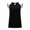 Am image of a Custom Athletic Knit Ladies Volleyball Jerseys in Black/White - 221!