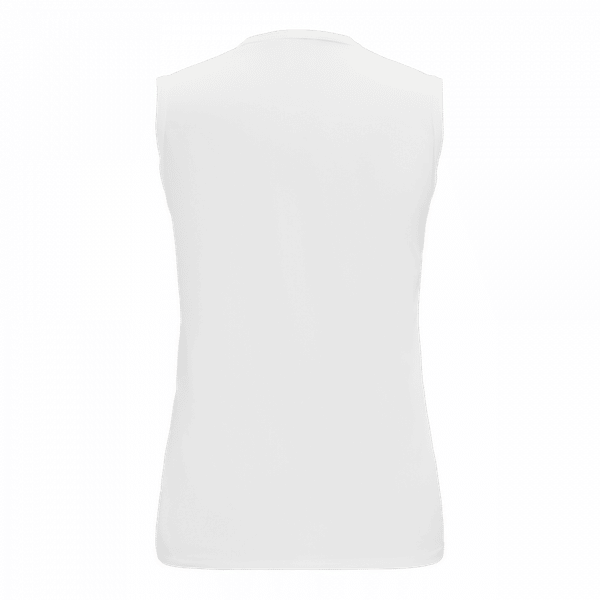 Am image of a Custom Athletic Knit Ladies Sleeveless Volleyball Jerseys in White!