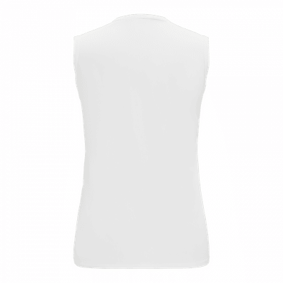 Am image of a Custom Athletic Knit Ladies Sleeveless Volleyball Jerseys in White!