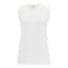 Am image of a Custom Athletic Knit Ladies Sleeveless Volleyball Jerseys in White!