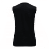 Am image of a Custom Athletic Knit Ladies Sleeveless Volleyball Jerseys in Black!