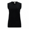 Am image of a Custom Athletic Knit Ladies Sleeveless Volleyball Jerseys in Black!