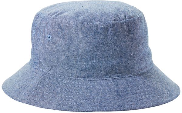 An image of a Custom Big Accessories Crusher Bucket Hat in BLUE CHAMBRAY!