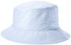 Am image of a Custom Big Accessories Crusher Bucket Hat in BLUE SEERSUCKER!