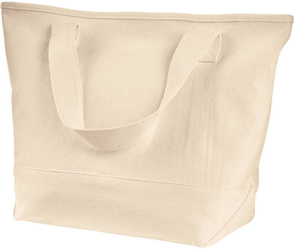 Am image of a Custom BAGedge Bottle Tote in Natural!