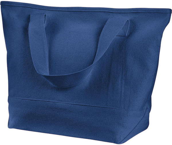 Am image of a Custom BAGedge Bottle Tote in Navy!
