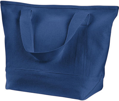 Am image of a Custom BAGedge Bottle Tote in Navy!