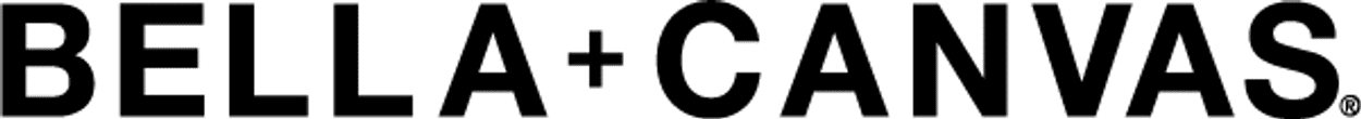 Brand logo for Bella and Canvas, one of the many brands we offer