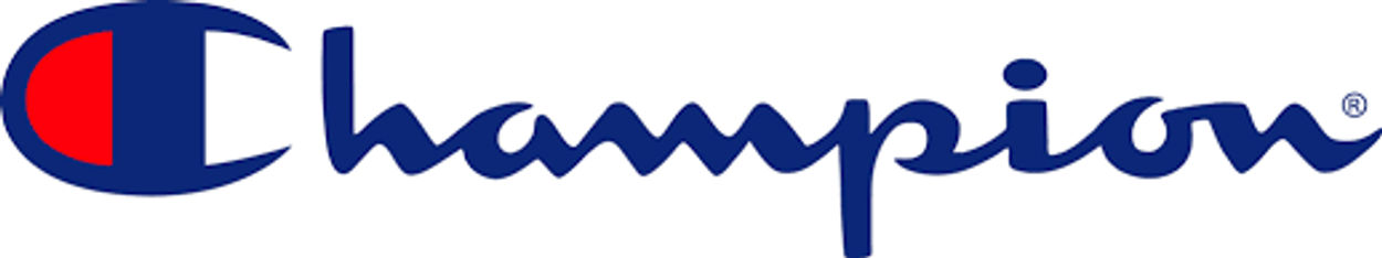 Brand logo for Champion, one of the many brands we offer