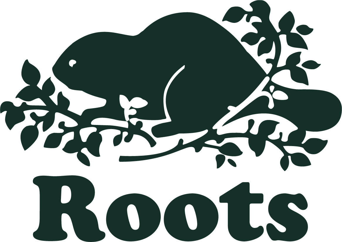 Brand logo for Roots, one of the many brands we offer