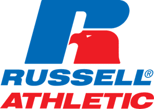 Brand logo for Russell Athletics, one of the many brands we offer
