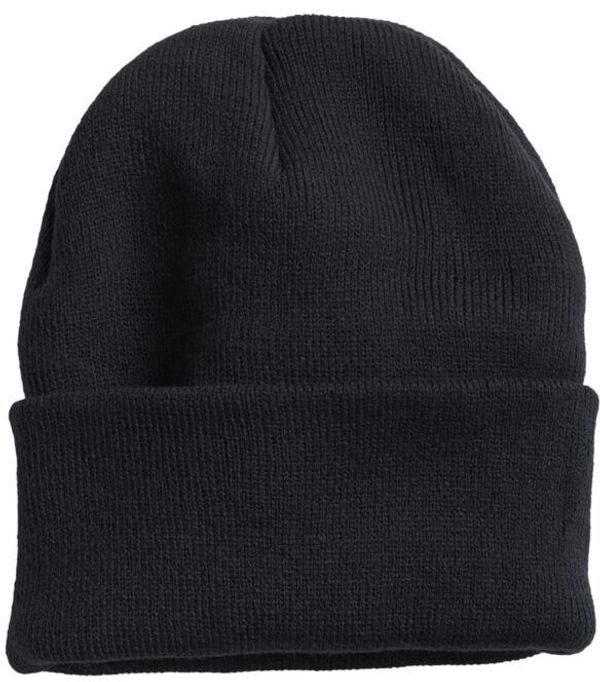 Am image of a Custom ATC Insulated Knit Toque in Black!
